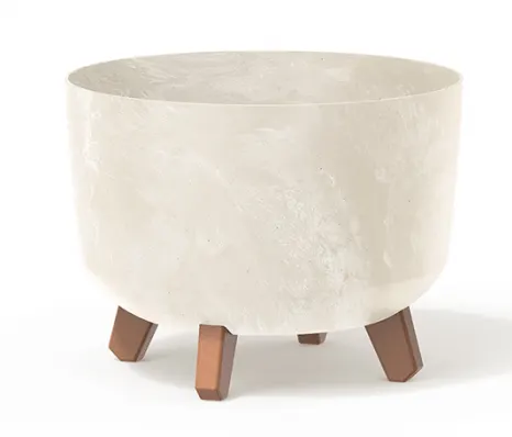 Osłonka plastikowa na nóżkach Gracia Square Beton Effect 33,9 cm