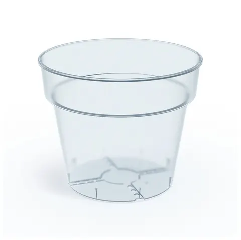 Doniczka plastikowa Planti Przezroczysta 14,5 cm
