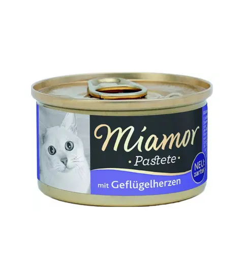 Miamor Serca Drobiowe 85G Karma Mokra Dla Kota