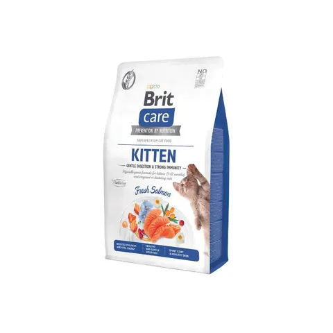 Karma sucha Brit Care Kitten Gentle Digestion & Strong Immunity łosoś 400g