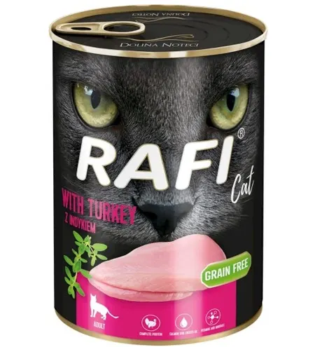 Karma mokra Dolina Noteci Rafi Cat Indyk 400g