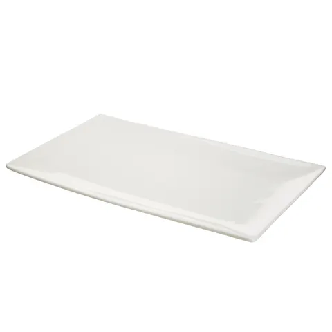 REGULAR PÓŁMISEK PROSTOKĄTNY 31 CM PORCELANA KREMOWA