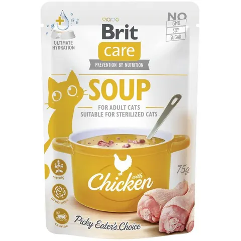 Brit Care Cat Soup With Chicken Mokra Karma Dla Kota Zupa z Kurczakiem 75g