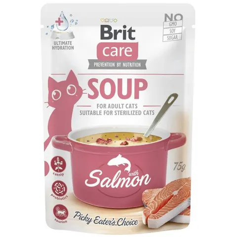 Karma Mokra Brit Care Zupa Z Łososiem 75g