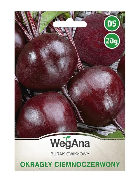 Burak cwiklowy Okragly Ciemnoczerwony 20g - WegAna