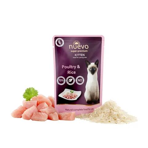 Karma Mokra Nuevo Drób Ryż 85g