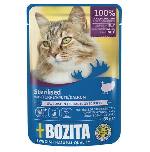 Karma mokra Bozita Sterilised Indyk 85g