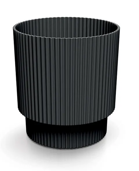Doniczka plastikowa Milly Round Antracyt 19,5 cm