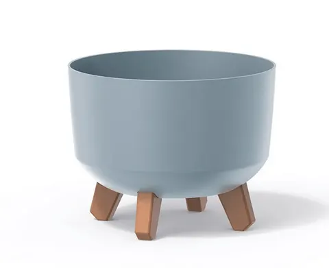 Osłonka plastikowa na nóżkach Gracia Jasny szary 29 cm