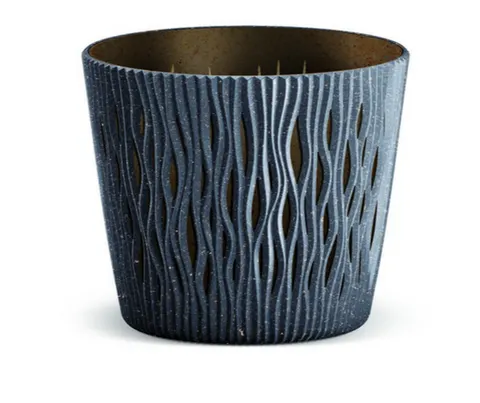 Osłonka ECO Wood Sandy Round Antracyt ECO 26,2 cm