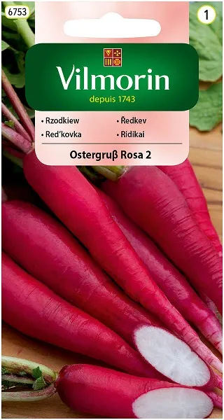 Nasiona rzodkiew ostergruss rosa 2