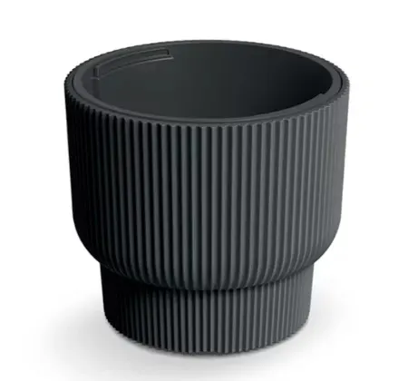 Doniczka MILLY DBMLR300 Węgiel - z wkładem 30 cm