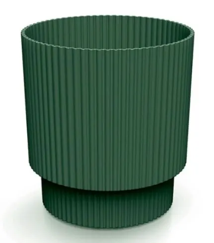 Doniczka Milly Round 15 cm - zielona pinia