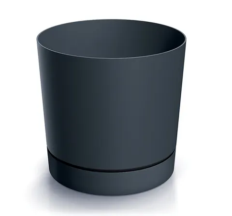 Doniczka plastikowa TUBO P Antracyt 29,2 cm