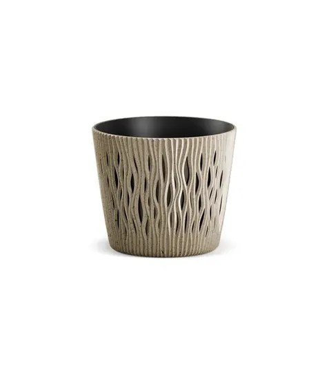 Osłonka plastikowa Sandy Round ECO Wood 15,8 cm