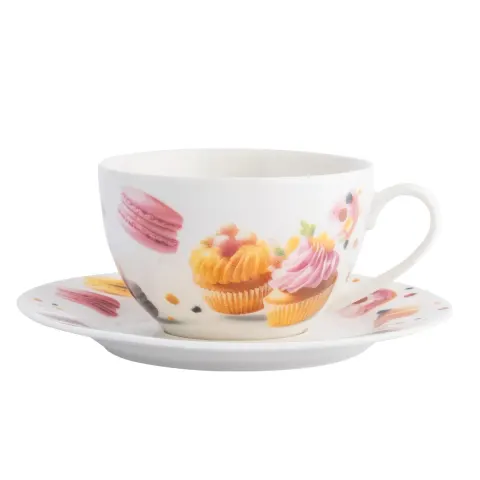 SŁODKOŚCI FILIŻANKA NBC 260 ML ZE SPODKIEM 15 CM W OPASCE