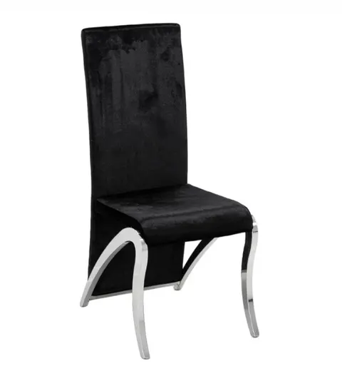 Krzesło welurowe FT171 - 46x61x107 cm