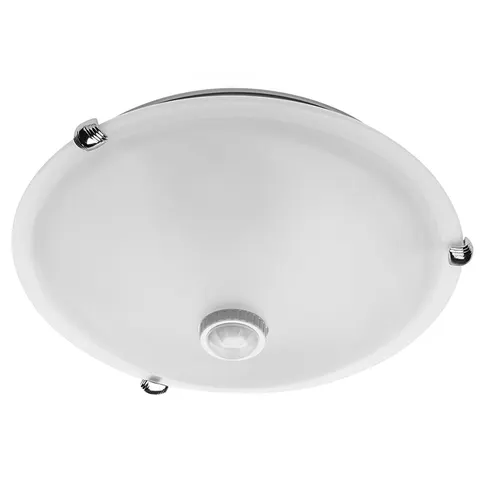 Plafoniera VIZELA 2xE27 2x40W czujnik ruchu biała IP20