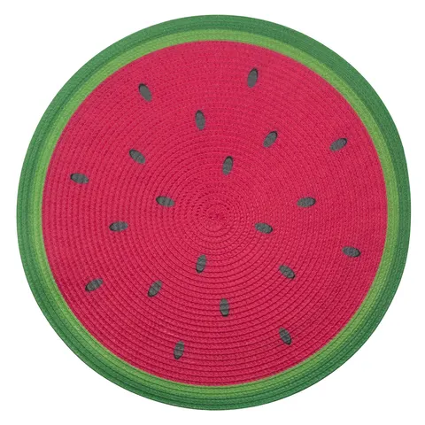 TROPICANA MATA SŁOMKOWA OKRĄGŁA ŚR. 38 CM DEK. ARBUZ