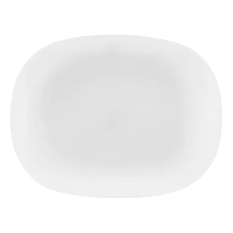 PÓŁMISEK WHITE HARMONY 35,5x26 cm SZKŁO HARTOWANE
