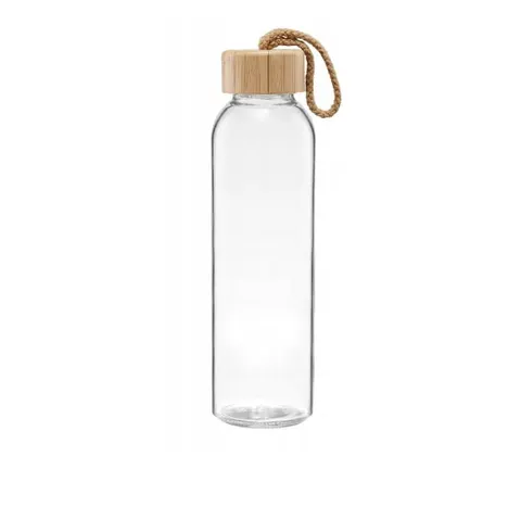 BUTELKA SZKLANA 500ml NATURAL zakręcana na wodę