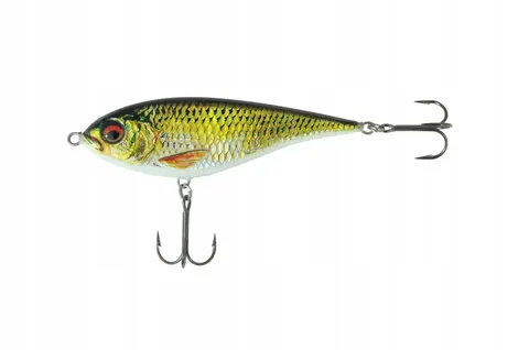 Jaxon Samson Nature 3D 9 cm PC - tonący jerk z grzechotką