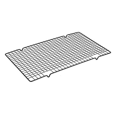 KRATKA DO STUDZENIA CIASTA 40x25cm CZARNA METALOWA