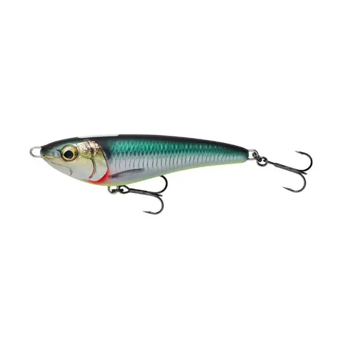 SG WOBLER FREESTYLER V2 11CM 28G SLOW SINK GREEN SILVER 77072