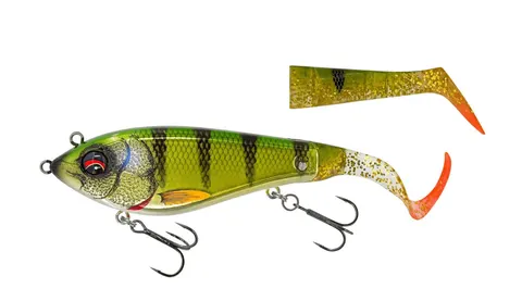 Wobler Savage Gear Deviator Tail 16,5 cm SS Golden Amb