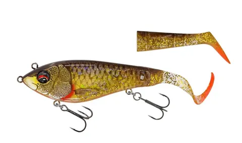 Wobler Savage Gear Deviator Tail 16,5 cm Dirty Roach