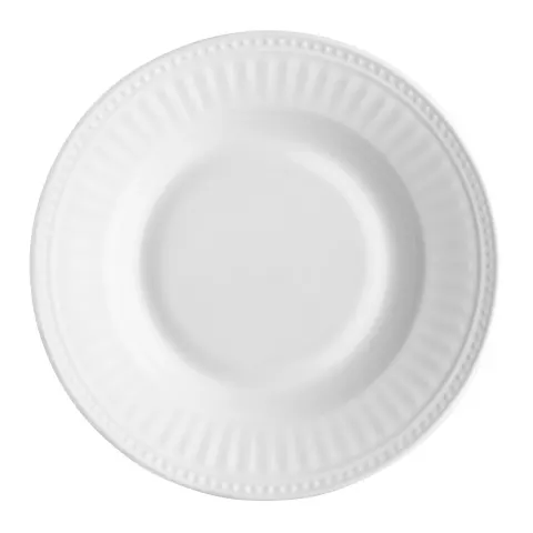 TALERZ GŁĘBOKI ROMA 20cm BIAŁY DO ZUPY