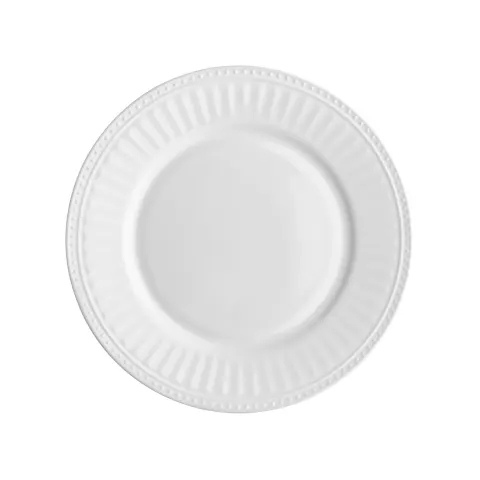 TALERZ PŁYTKI OBIADOWY ROMA 25cm BIAŁY