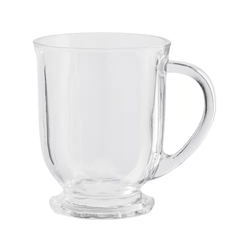 KUBEK NA STOPCE 500ml SARA SZKLANKA Z UCHEM