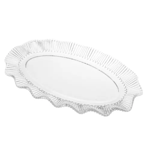 PATERA SZKLANA OWALNA PÓŁMISEK VIVIENNE 33x20cm