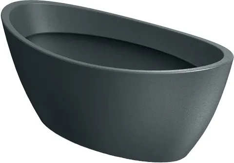 Doniczka ARIA Oval 40 × 20 cm grafit