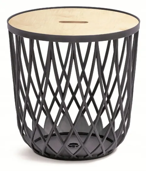 Kosz UNIQUBO T antracytowy 45 cm