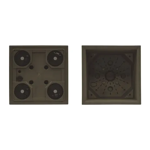 Donica kwadratowa na kółkach MADERA CASE ECO Wood 57,7 cm