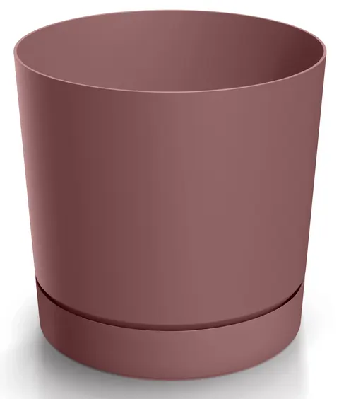 Doniczka plastikowa Tubo P marsala 18 cm