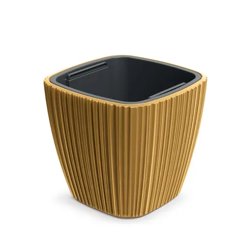 Doniczka Oro Square - musztardowy 39 cm