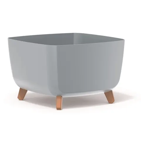 Osłonka plastikowa na nóżkach Gracia Square Jasny Szary 39 cm
