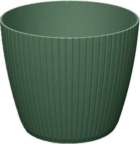 Doniczka plastikowa Lamia zielona pinia 34 cm
