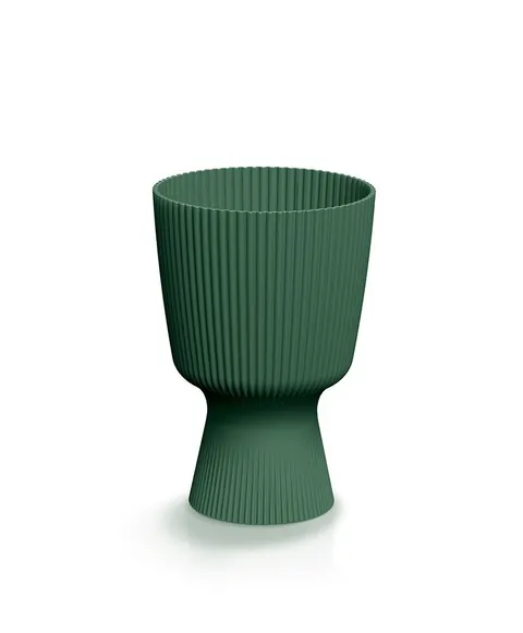Doniczka plastikowa Milly Round Zielna pinia 15 cm