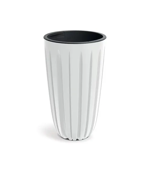 Doniczka plastikowa WARIO biała 29 cm