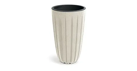 Doniczka plastikowa WARIO 29 cm 23 L – biały eco