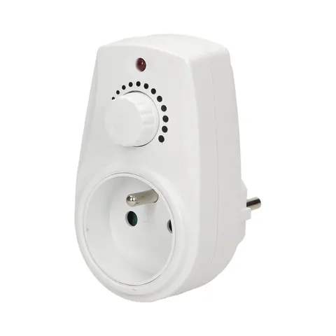 Ściemniacz z gniazdem 2P+Z, max.280W