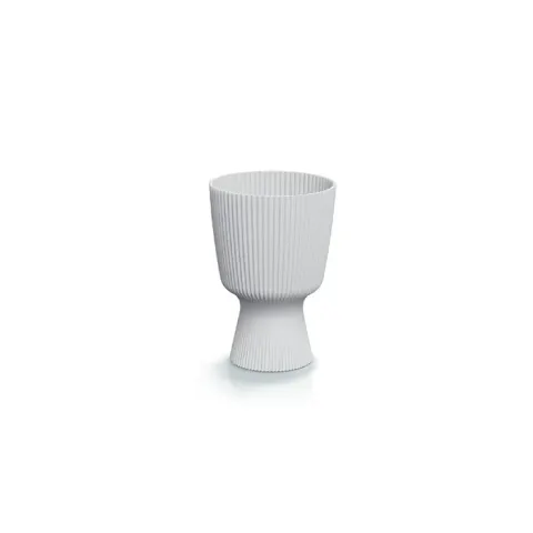 Doniczka plastikowa Milly Round biała 15 cm