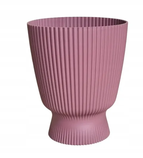 Doniczka plastikowa Milly Round marsala 18,8 cm