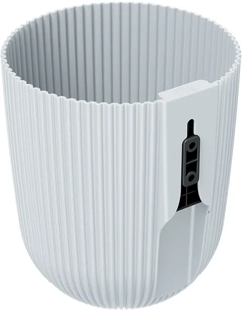 Doniczka ścienna wisząca Milly Wall biała 15 cm