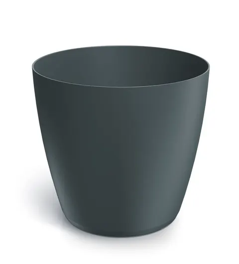 Doniczka osłonka plastikowa cylindryczna Mate wegiel 16 cm