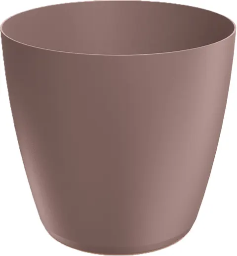 Doniczka osłonka plastikowa cylindryczna Mate marsala 16 cm
